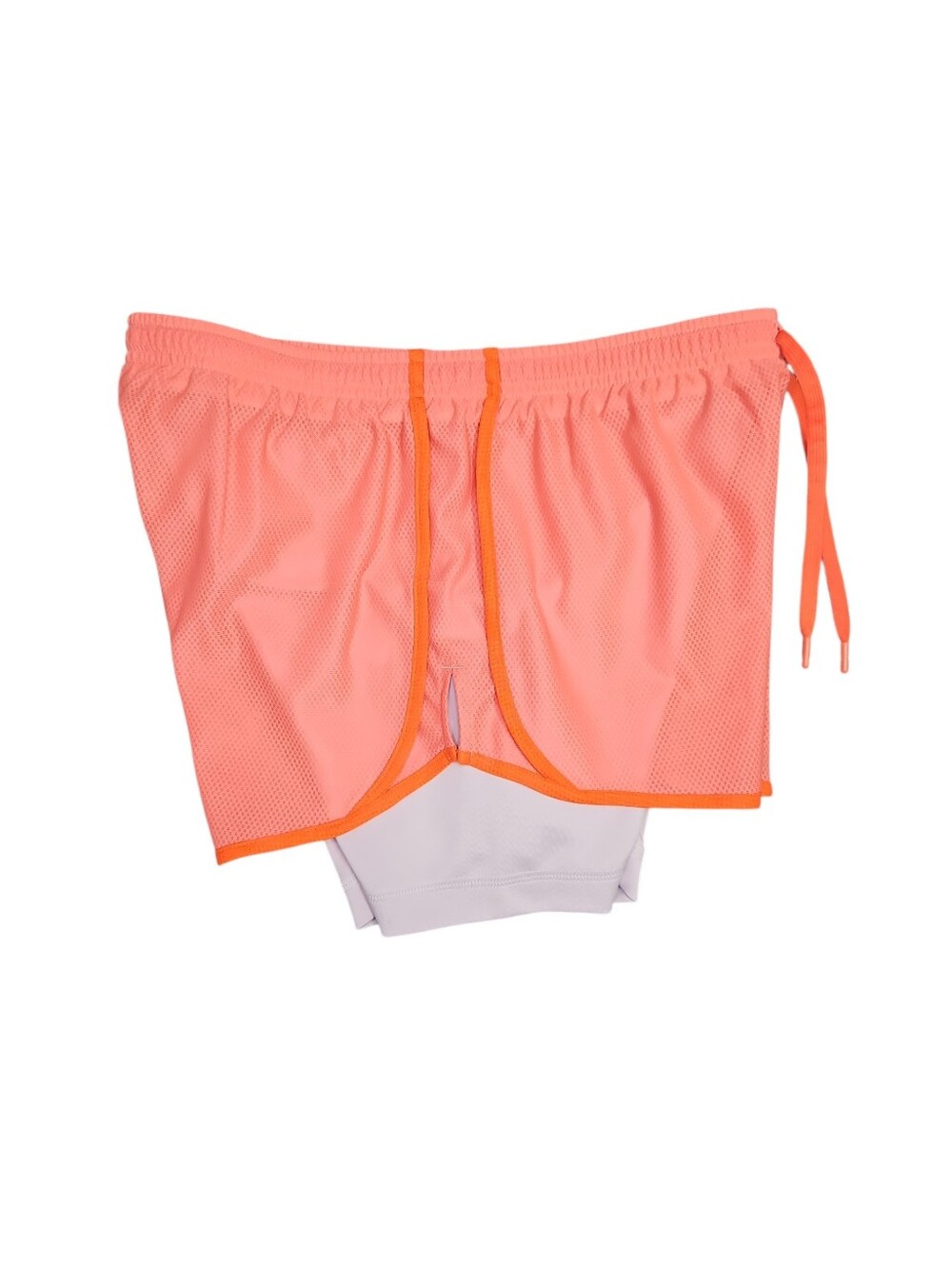 Nike Girl's Orange Running Shorts With Purple Bike Shorts Size Large - Picture 4 of 7